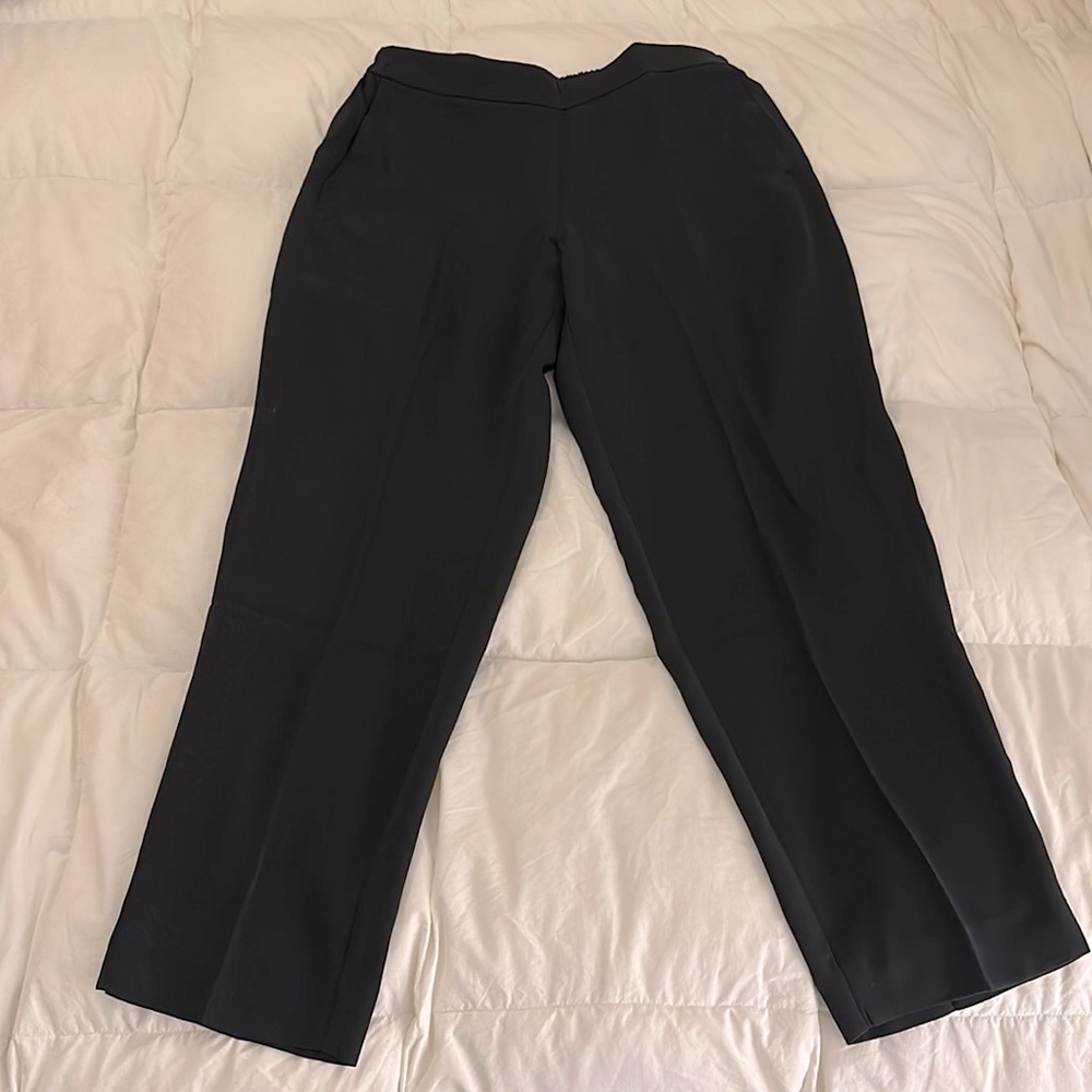 NEVER WORN J.Crew Elastic Waste Black Trousers